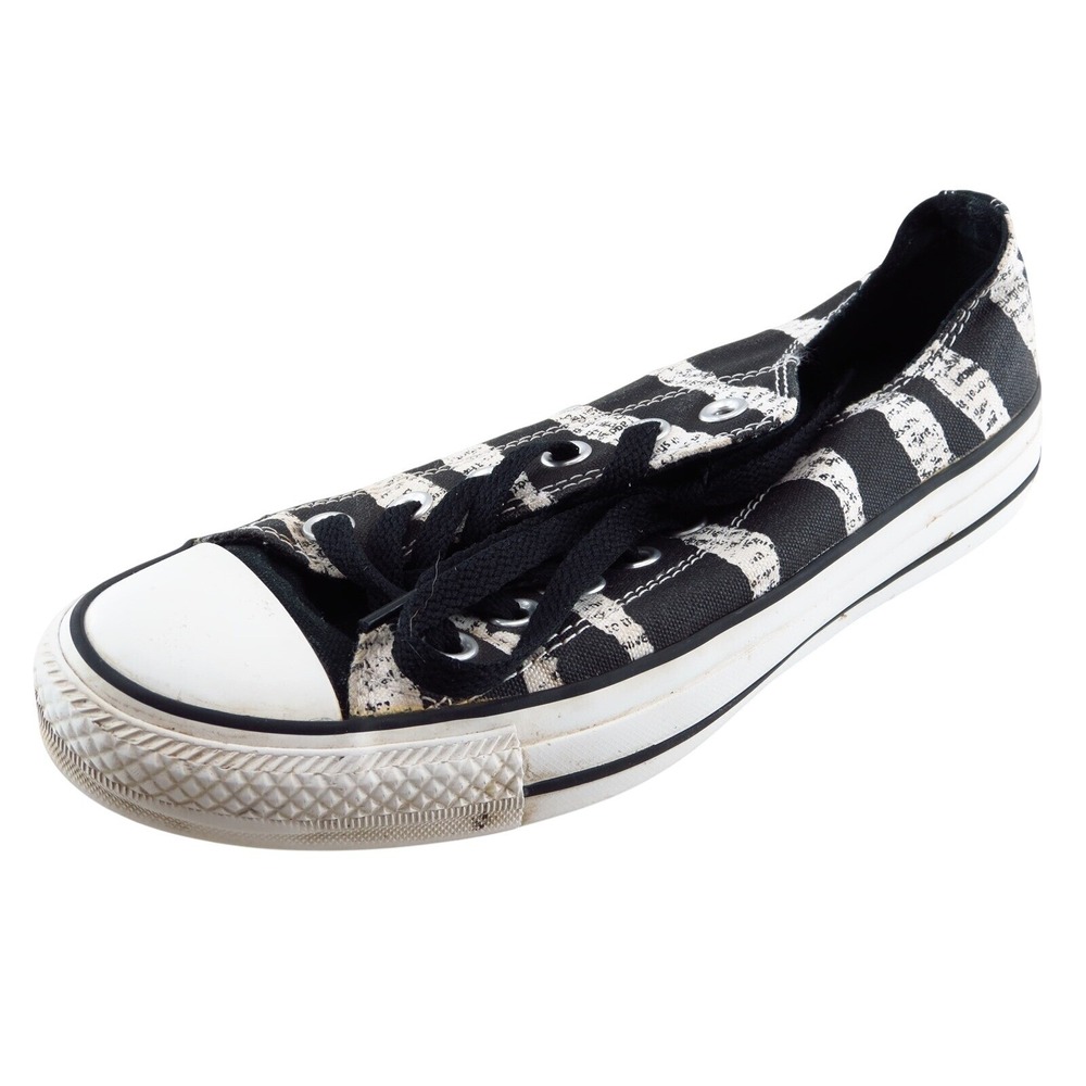 Converse Womens Fashion Sneakers Size 7 Gray Fabric Lace Up Casual Comfort